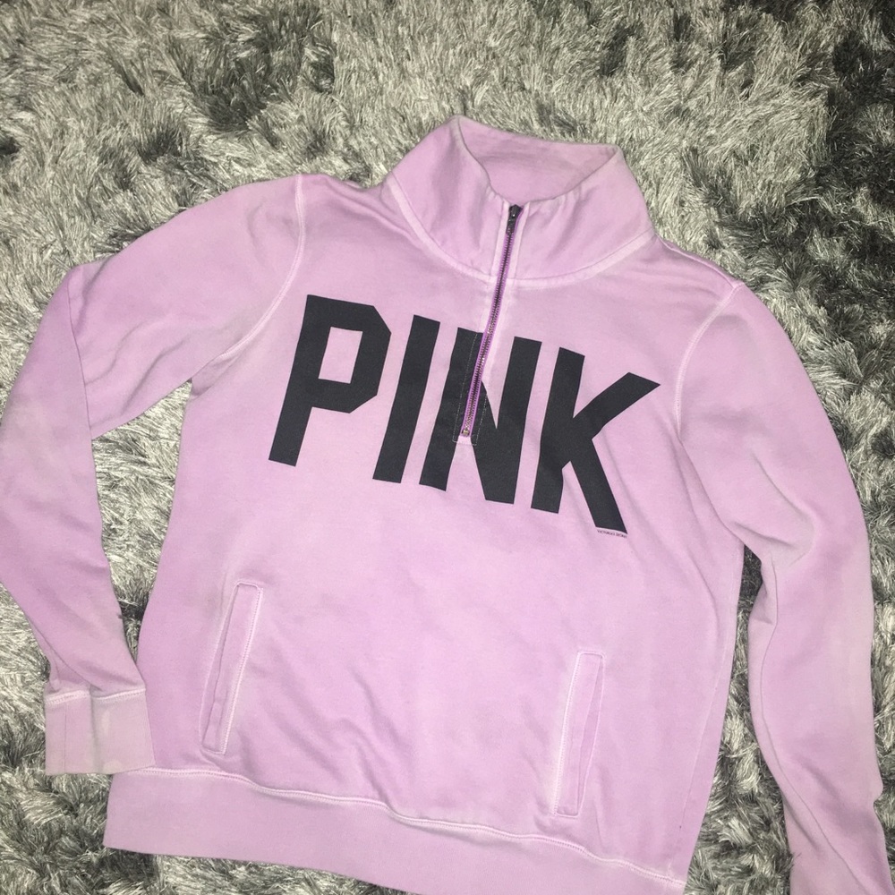 Victoria Secret PINK Half Zip Pullover Sweater